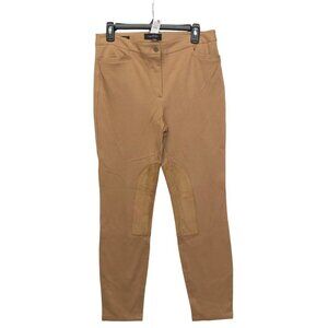 TALBOTS SKINNY ANKLE  DALTON PANTS‎ - FAUX-SUEDE PATCH SIZE 6 NWT